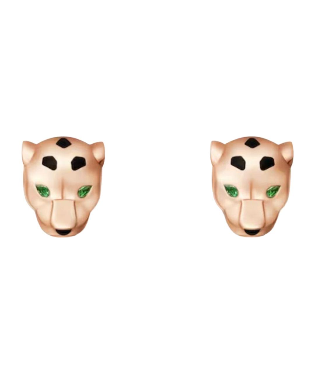 CARTIER Золотые серьги из розового золота, фото 6