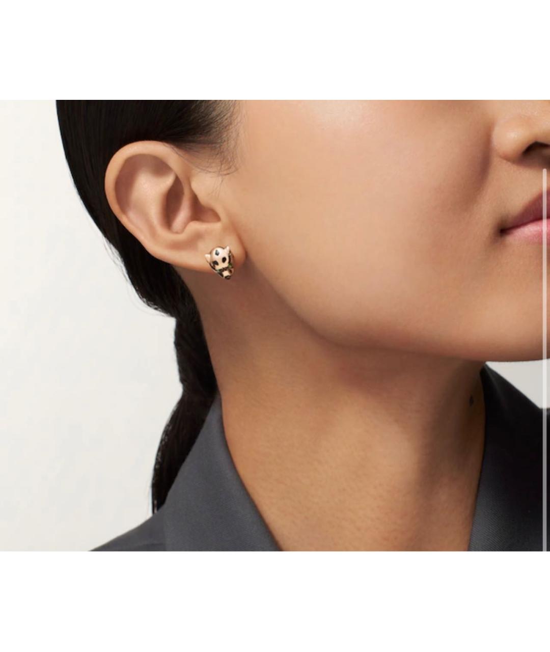 CARTIER Золотые серьги из розового золота, фото 2