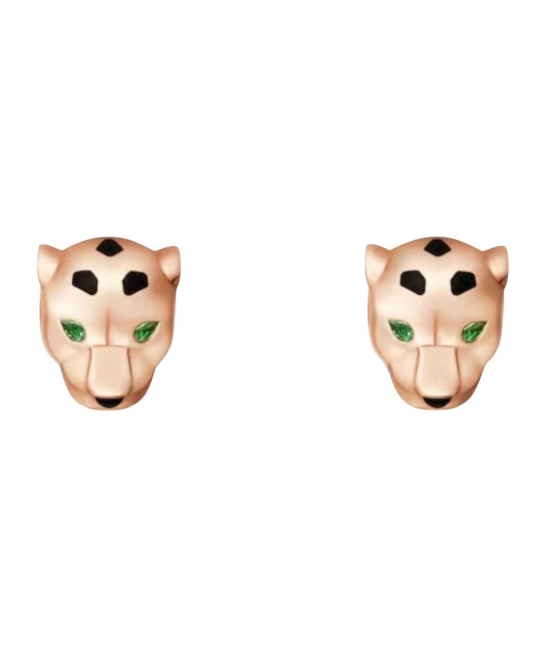 CARTIER Золотые серьги из розового золота, фото 1