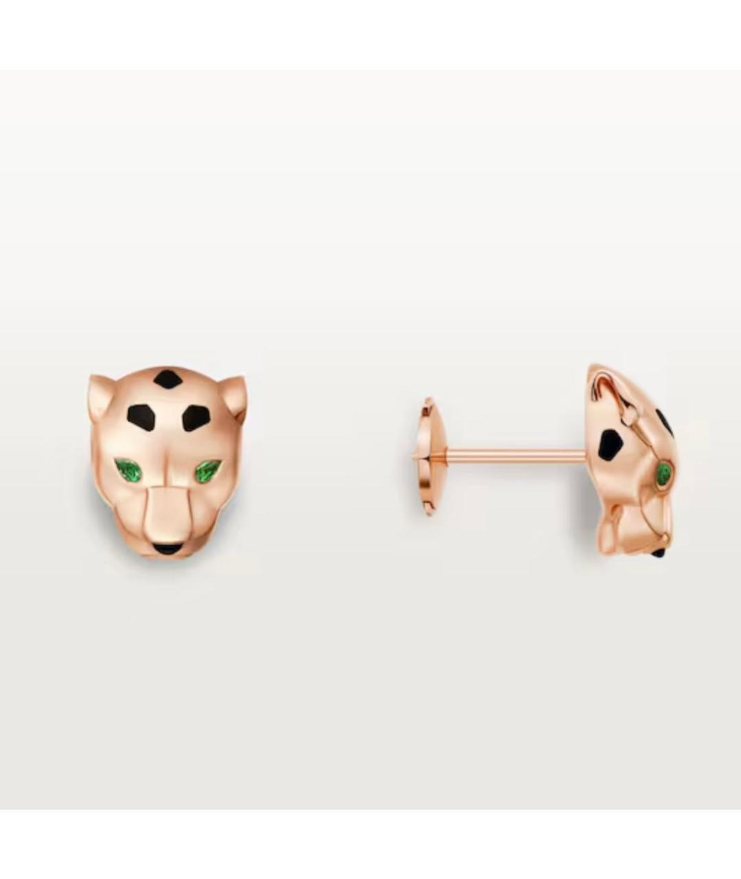CARTIER Золотые серьги из розового золота, фото 3