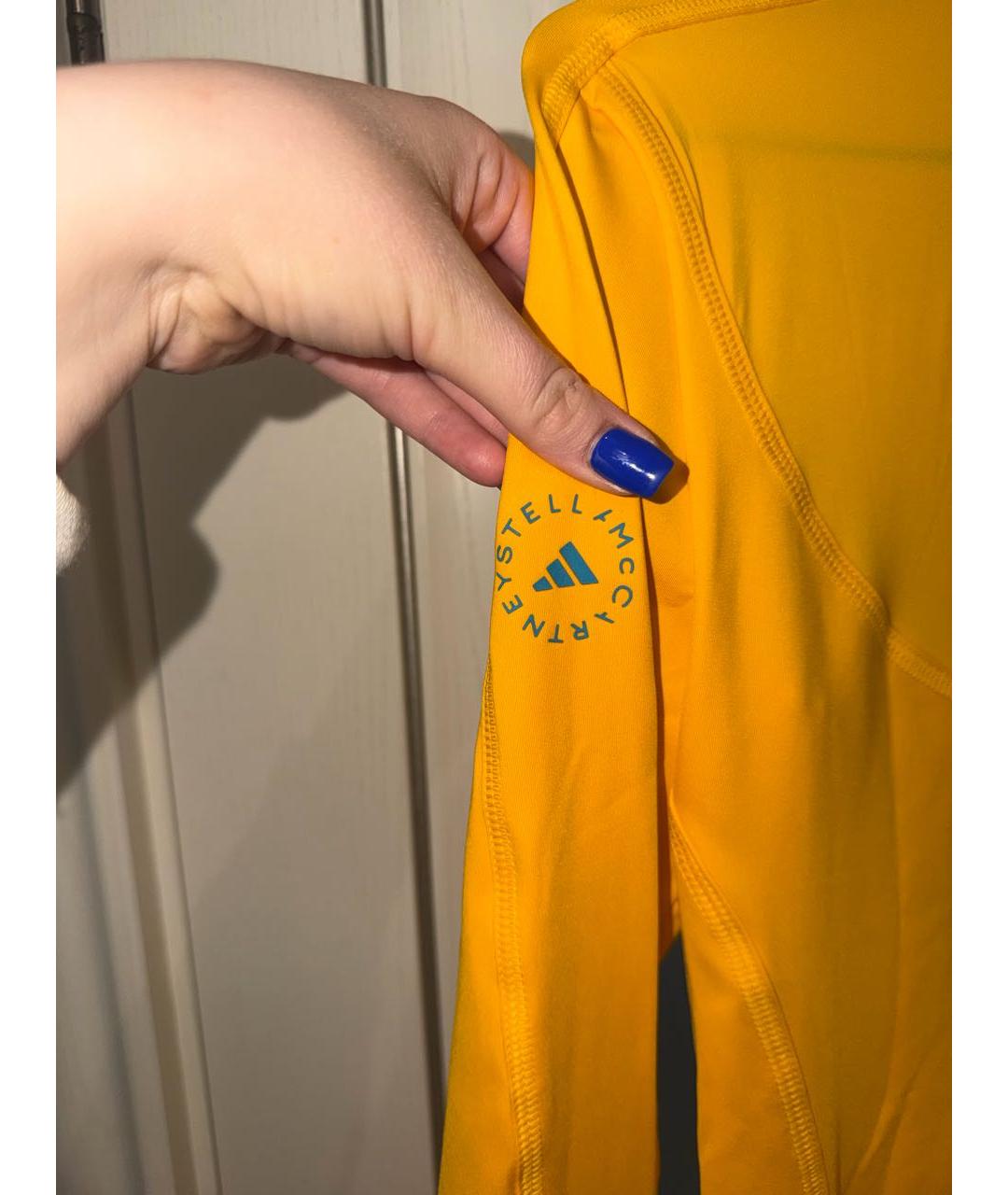 ADIDAS BY STELLA MCCARTNEY Желтая полиэстеровая спортивная куртка, фото 8