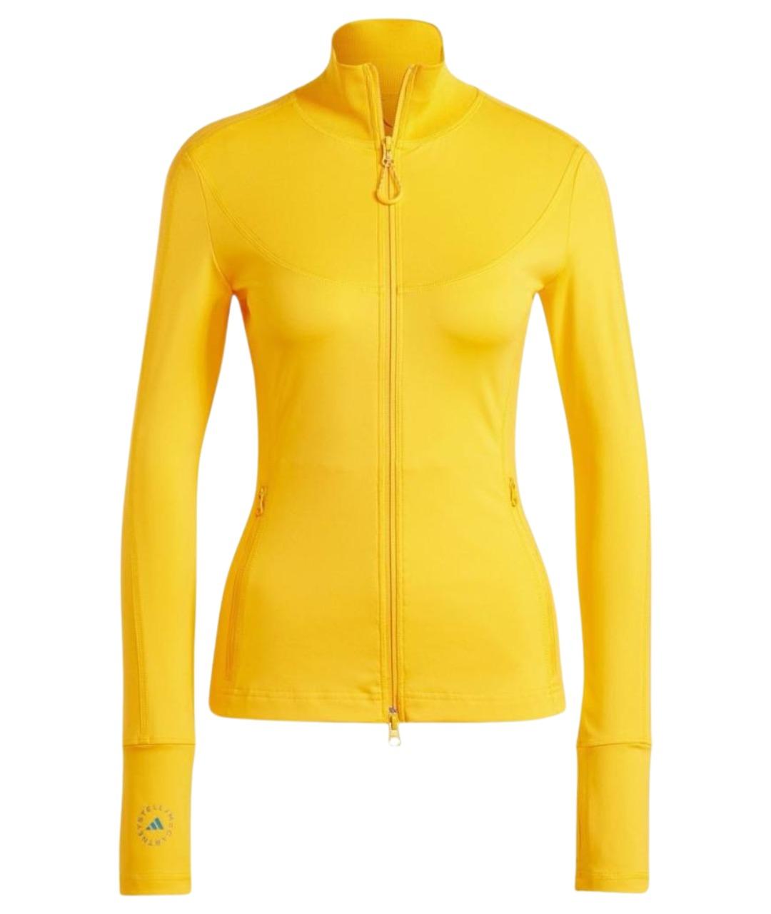 ADIDAS BY STELLA MCCARTNEY Желтая полиэстеровая спортивная куртка, фото 1