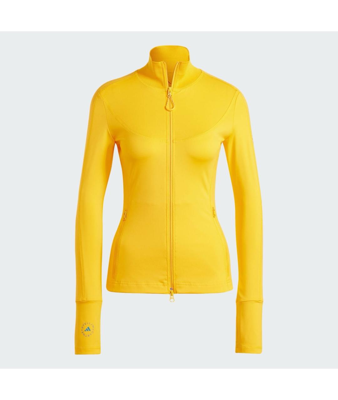 ADIDAS BY STELLA MCCARTNEY Желтая полиэстеровая спортивная куртка, фото 9