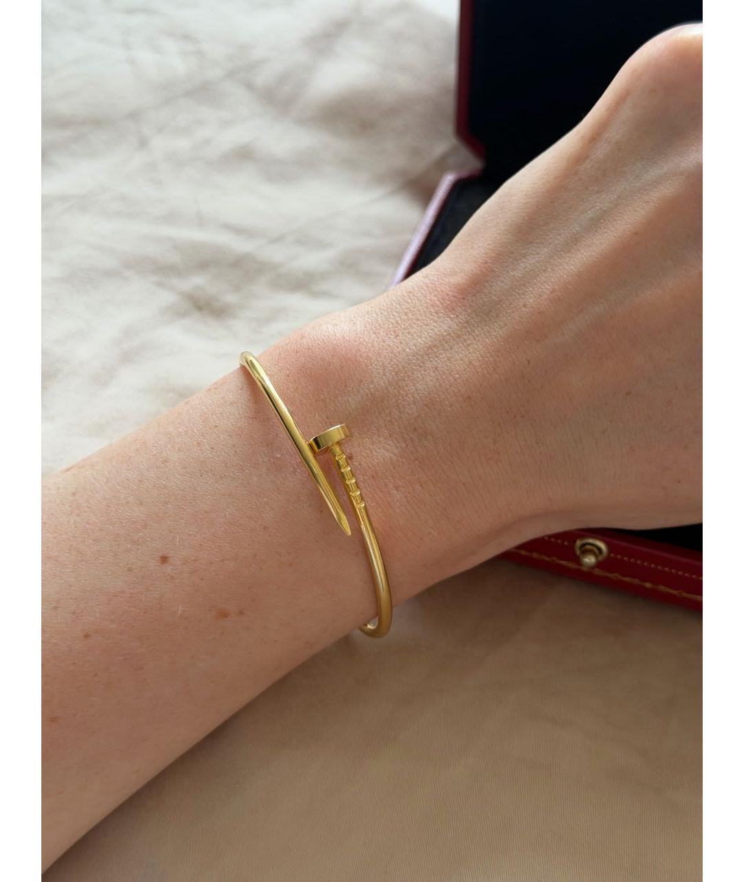 CARTIER Золотой браслет из желтого золота, фото 4