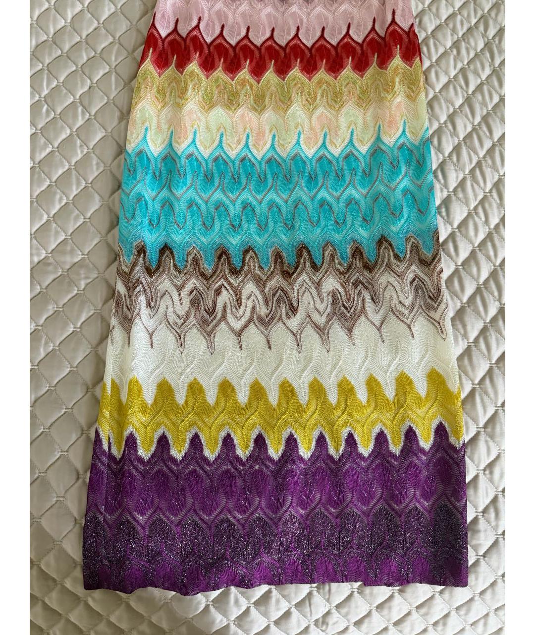MISSONI Мульти вискозное повседневное платье, фото 4