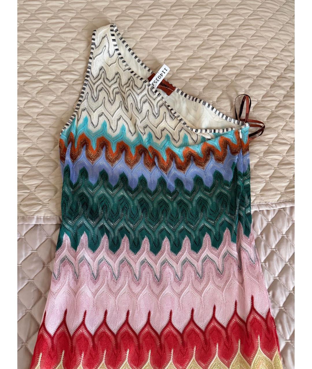 MISSONI Мульти вискозное повседневное платье, фото 3