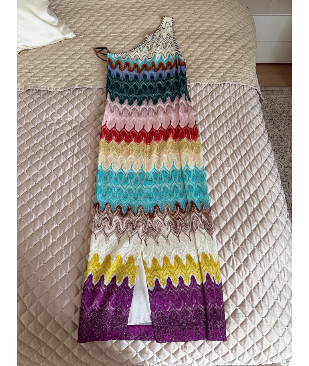 MISSONI Мульти вискозное повседневное платье, фото 2