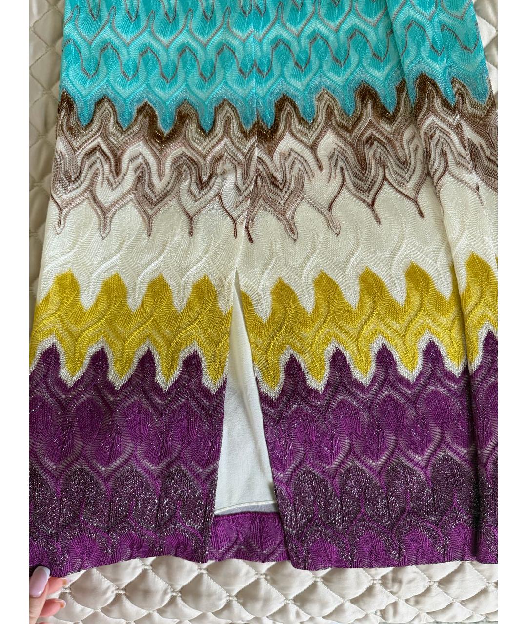 MISSONI Мульти вискозное повседневное платье, фото 5