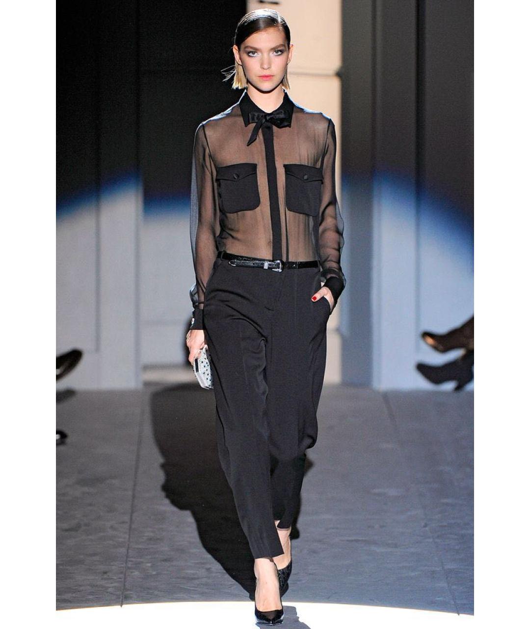 FERRAGAMO Черный шелковый комбинезон, фото 2