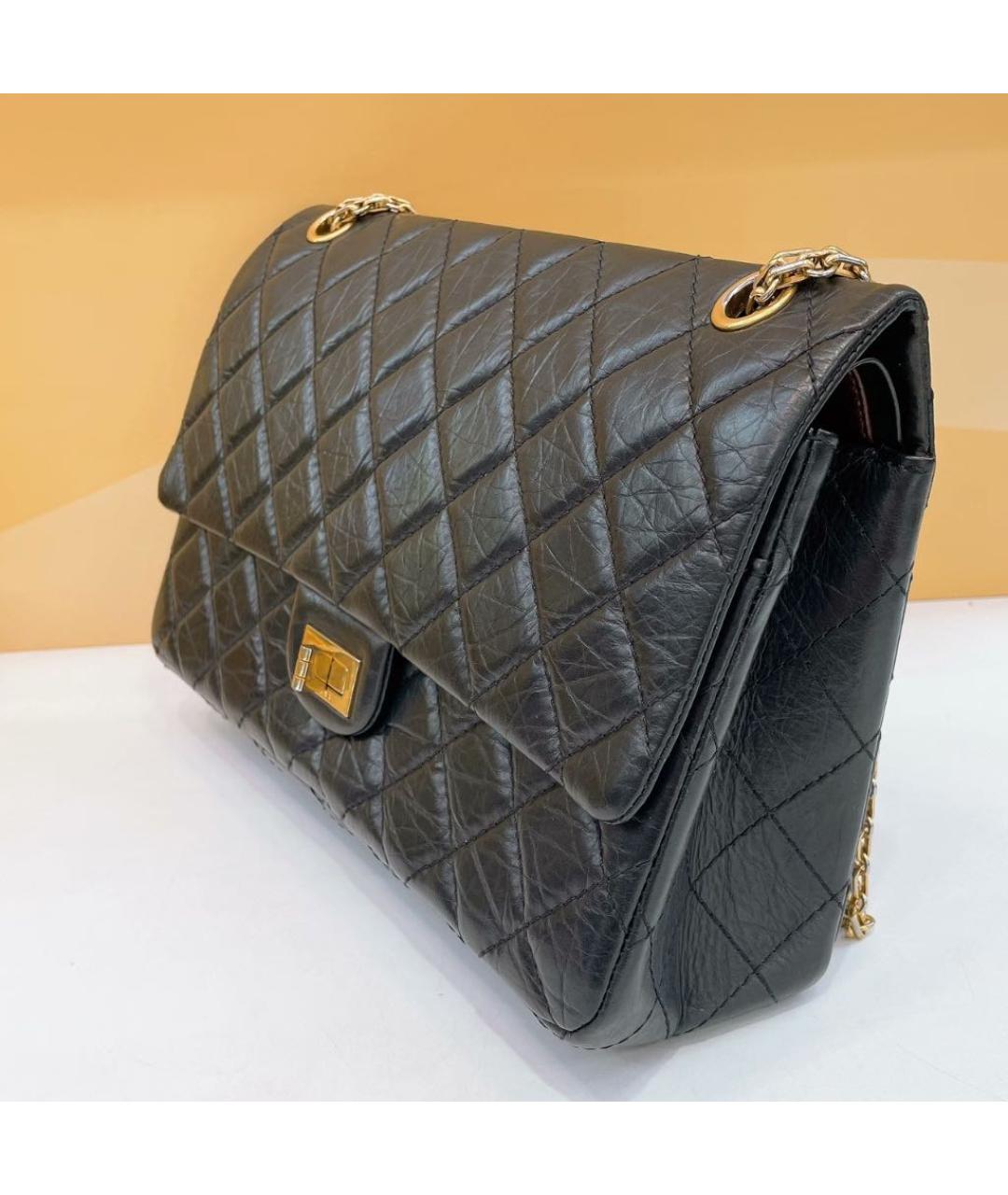 CHANEL Черная кожаная сумка через плечо, фото 4