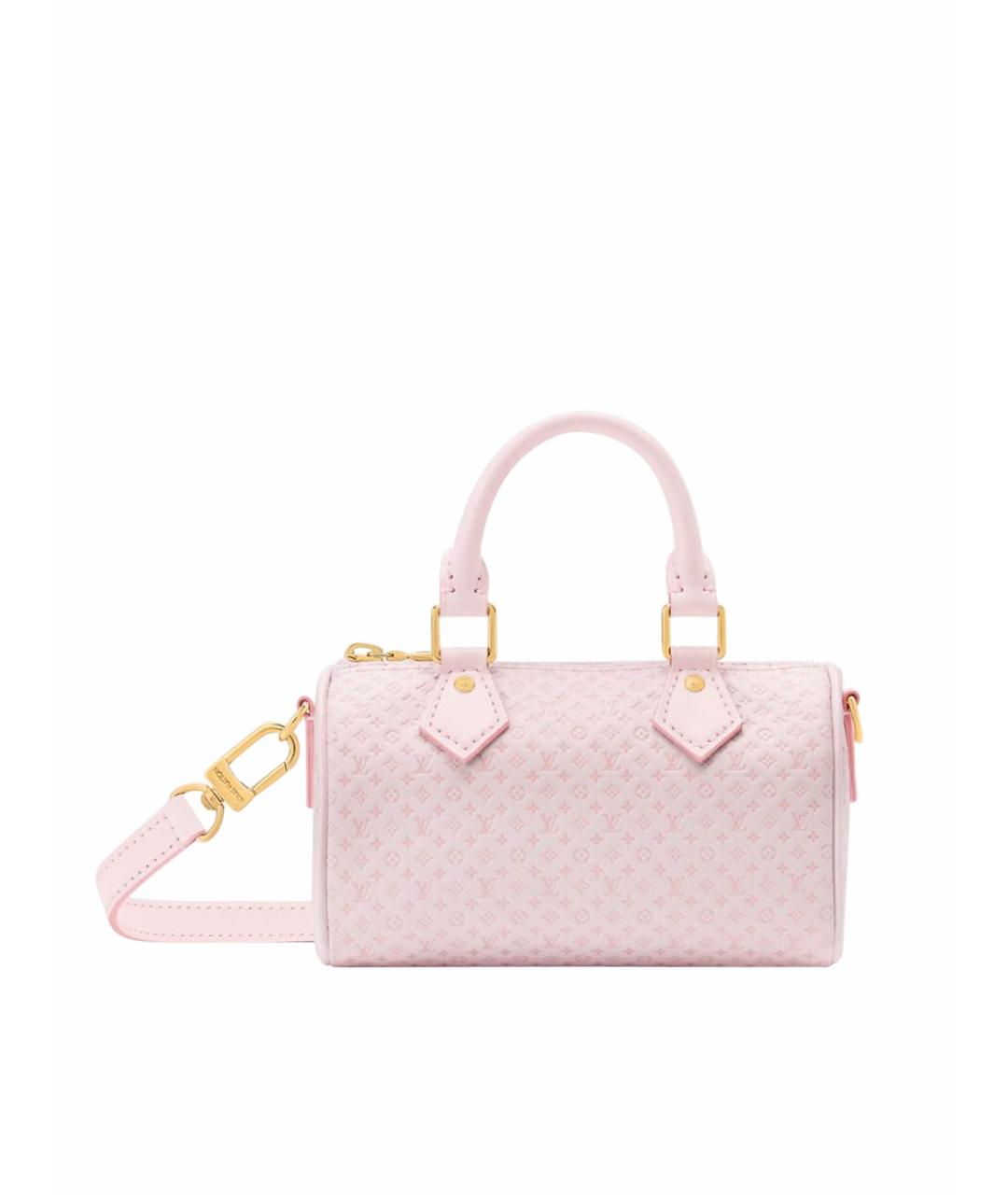 LOUIS VUITTON Розовая кожаная сумка тоут, фото 1