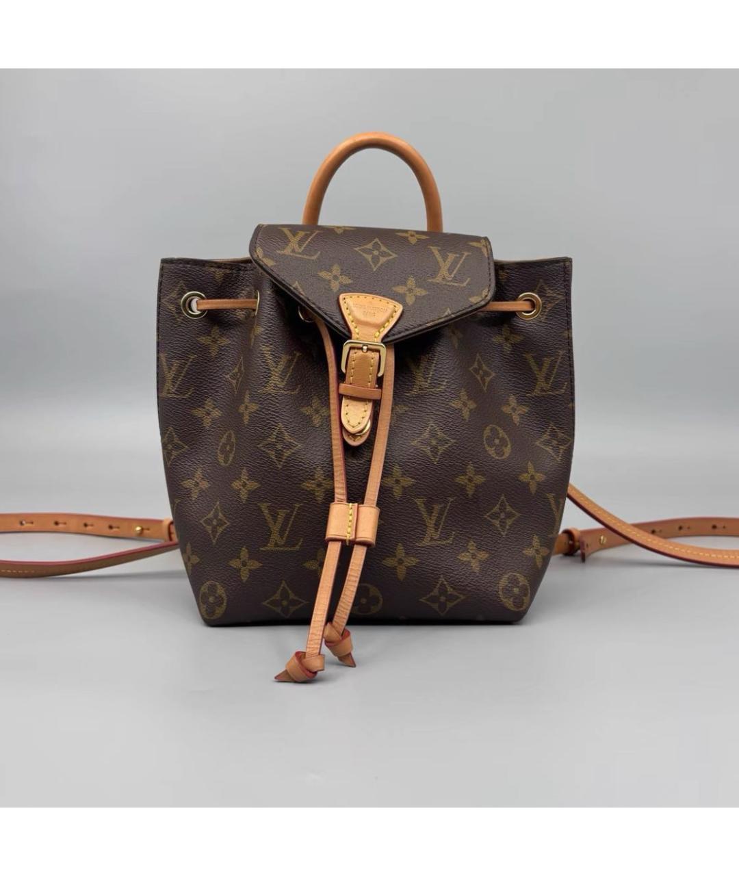 LOUIS VUITTON Коричневый рюкзак, фото 2