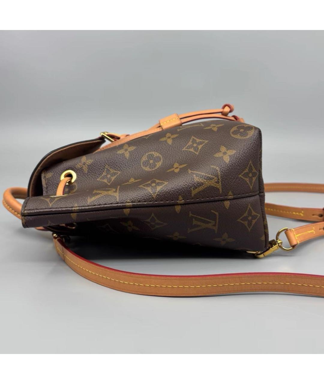 LOUIS VUITTON Коричневый рюкзак, фото 4