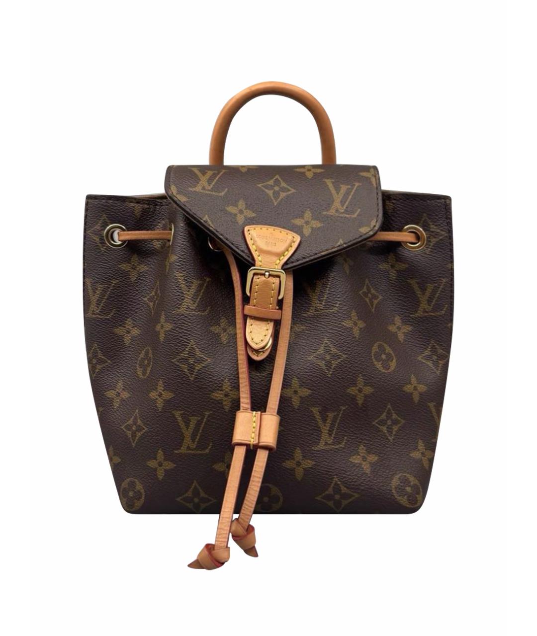 LOUIS VUITTON Коричневый рюкзак, фото 1