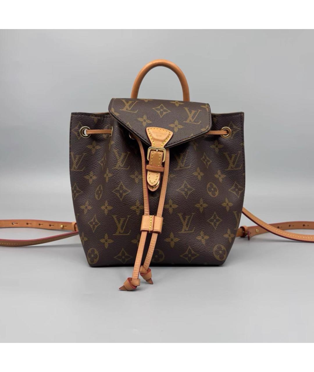 LOUIS VUITTON Коричневый рюкзак, фото 7