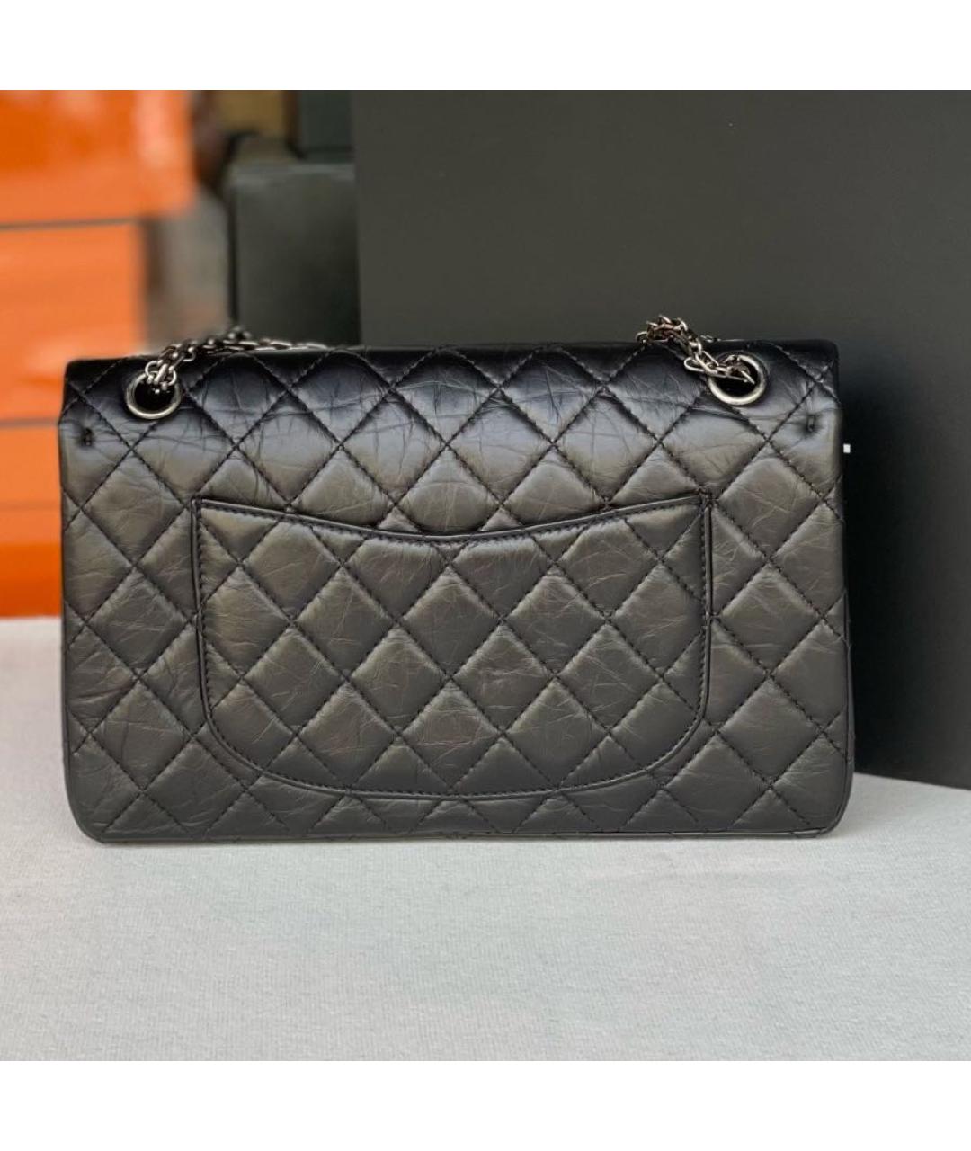 CHANEL Черная кожаная сумка через плечо, фото 3