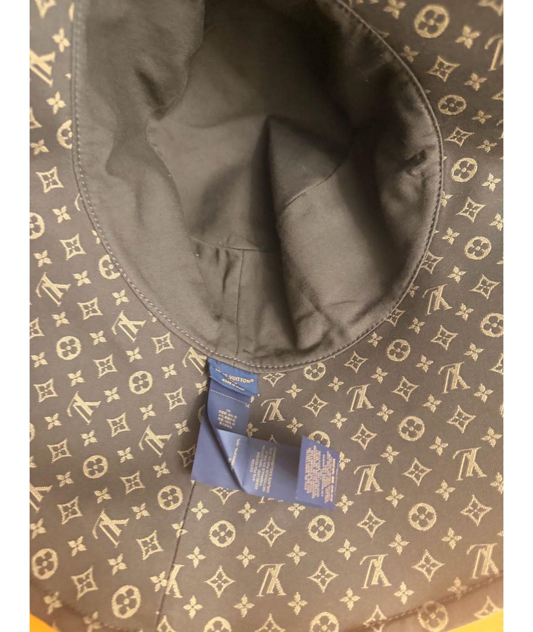 LOUIS VUITTON Коричневая хлопковая шляпа, фото 4