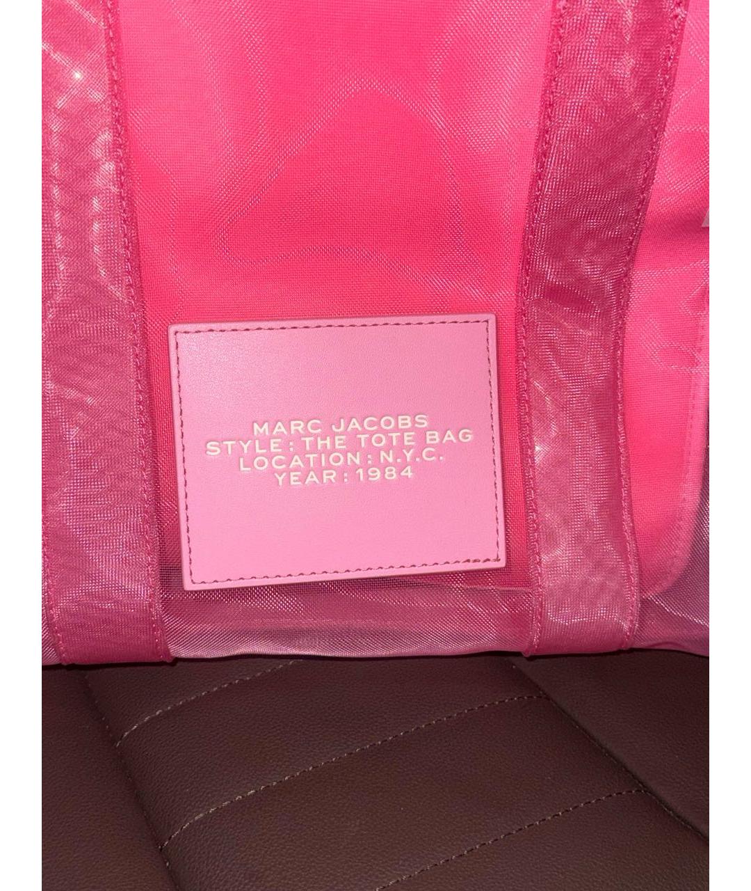 MARC JACOBS Фуксия синтетическая сумка тоут, фото 5