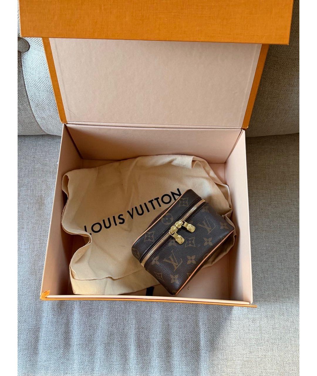 LOUIS VUITTON Бежевая косметичка, фото 3