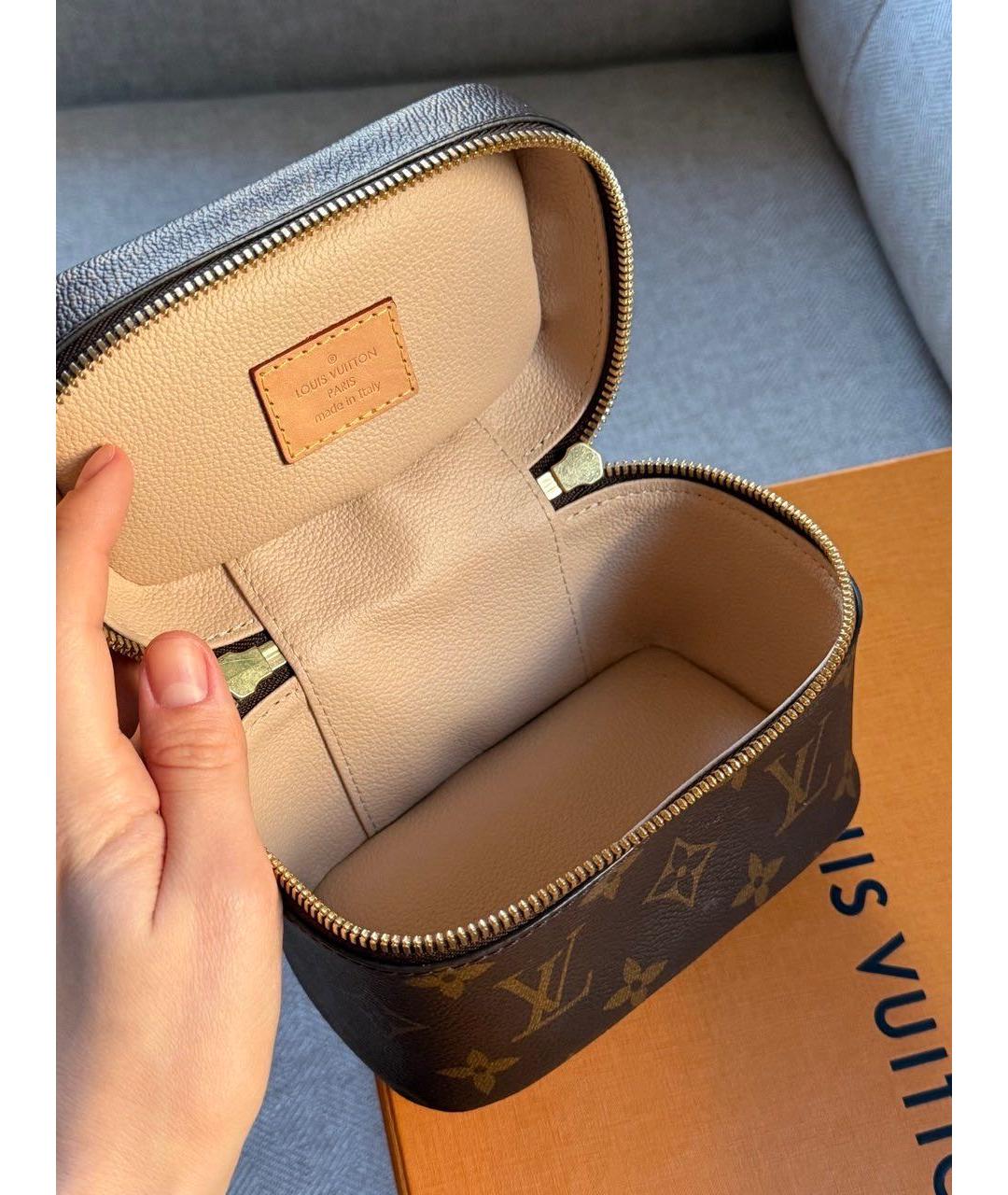 LOUIS VUITTON Бежевая косметичка, фото 2