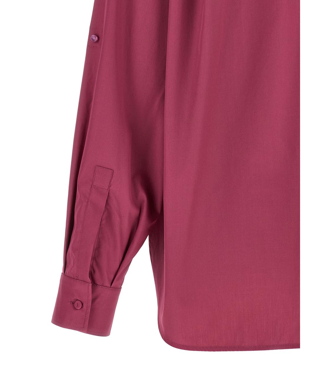 MAX MARA Фуксия хлопковая рубашка, фото 4