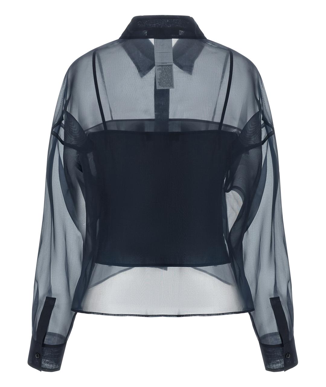 WEEKEND MAX MARA Синяя хлопковая блузы, фото 2
