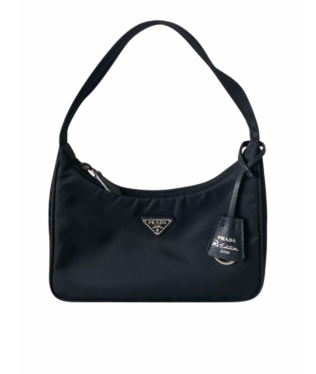 PRADA Черная синтетическая сумка тоут, фото 1