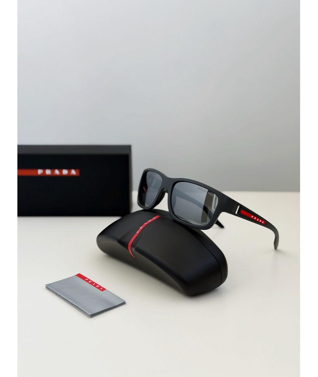 PRADA Черные солнцезащитные очки, фото 6