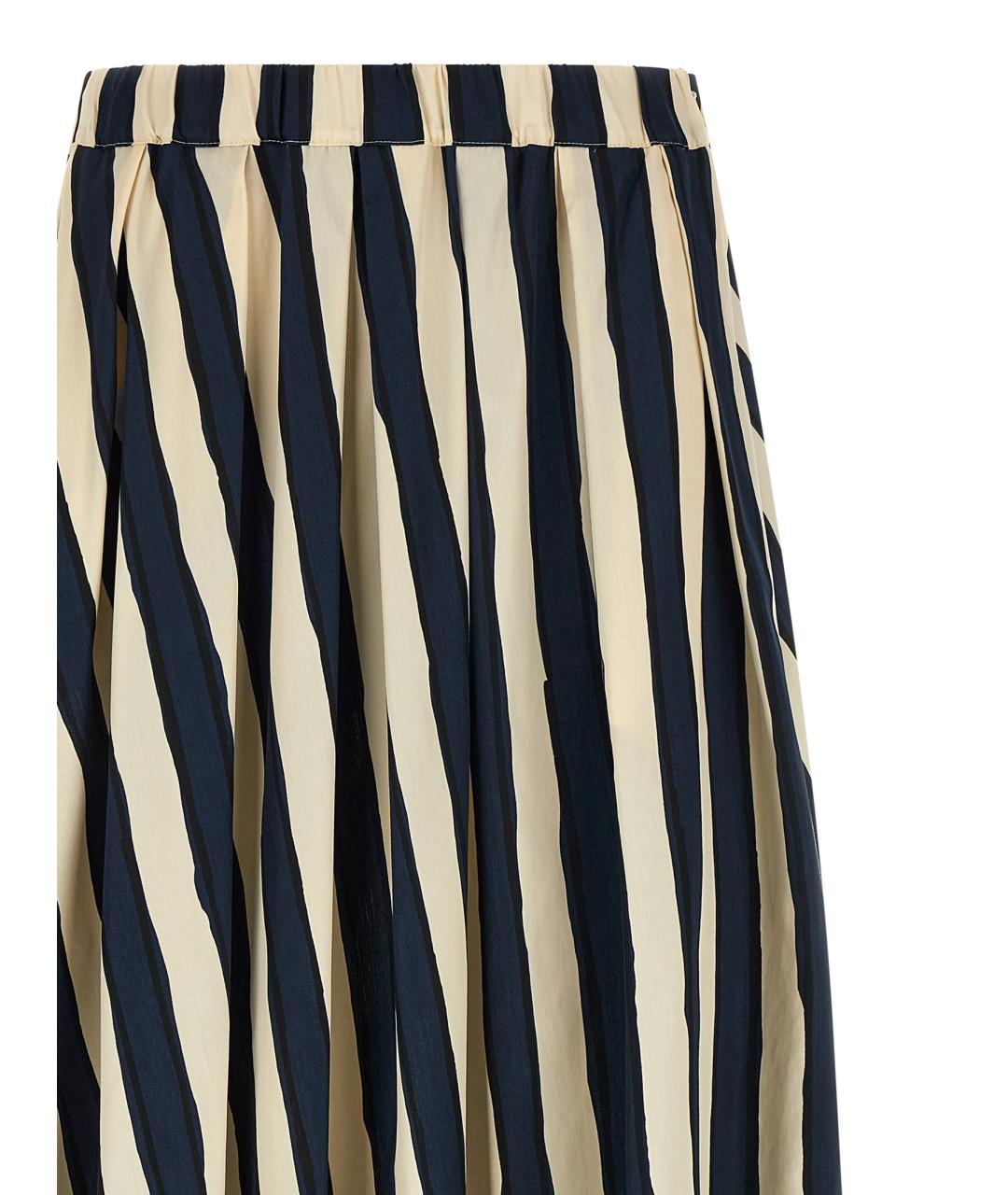 WEEKEND MAX MARA Мульти хлопковая юбка миди, фото 3