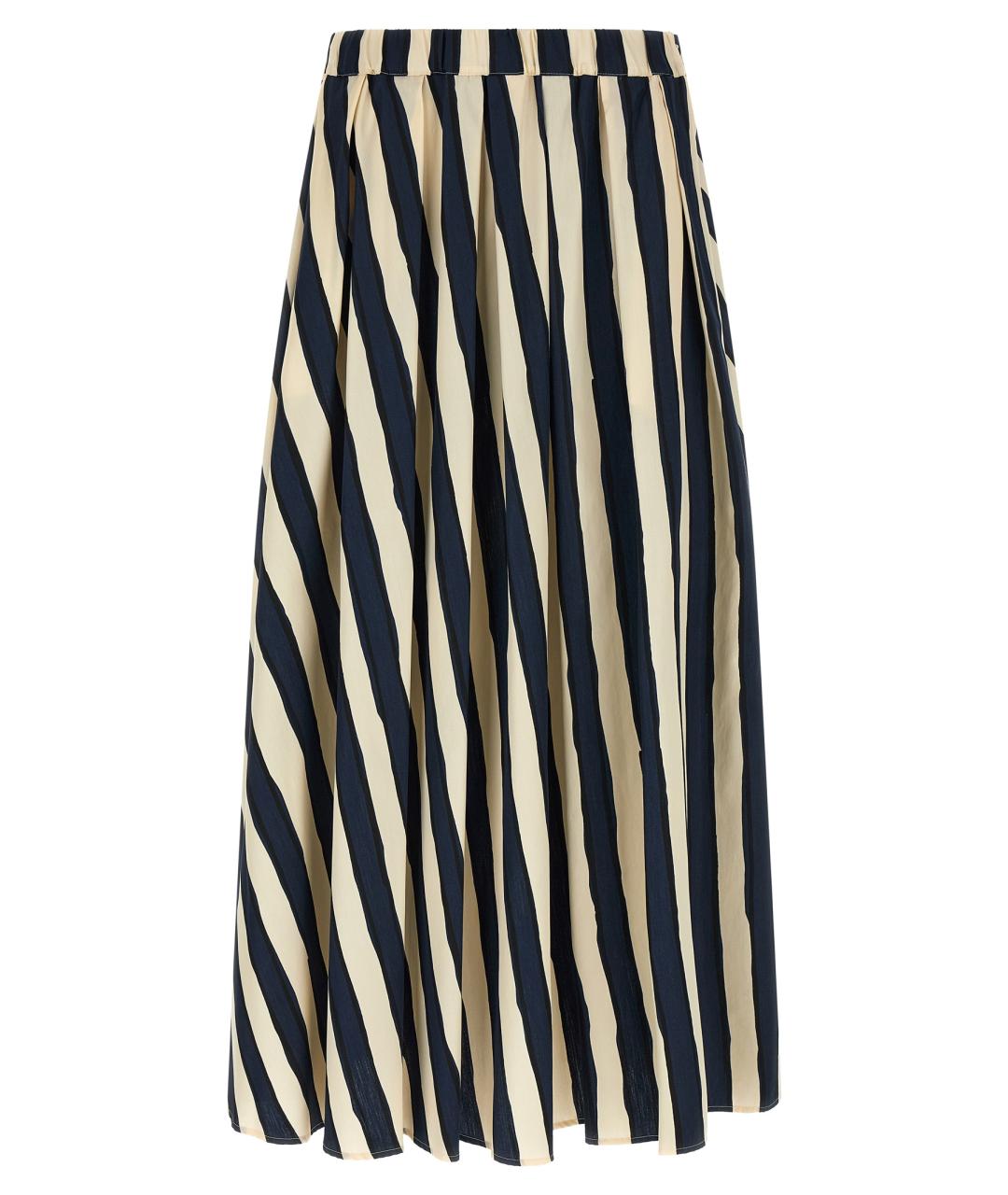 WEEKEND MAX MARA Мульти хлопковая юбка миди, фото 1