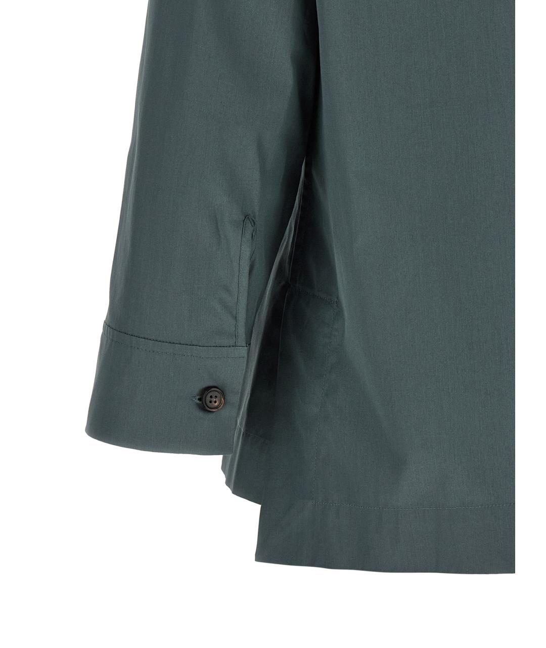 'S MAX MARA Серая хлопковая блузы, фото 4