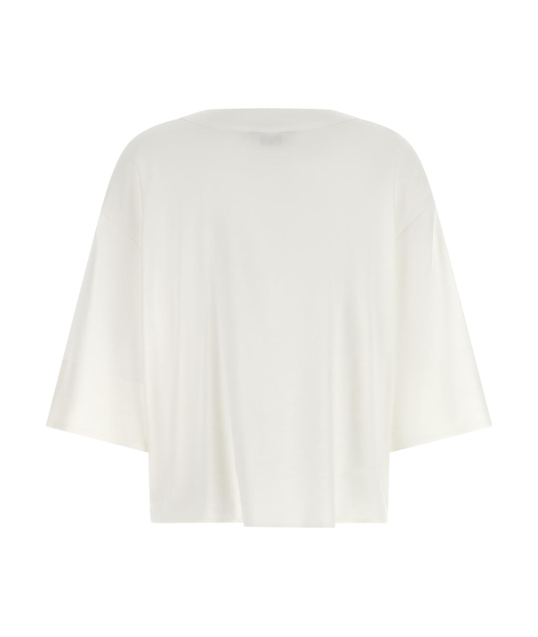 MAX MARA Белая льняная блузы, фото 2