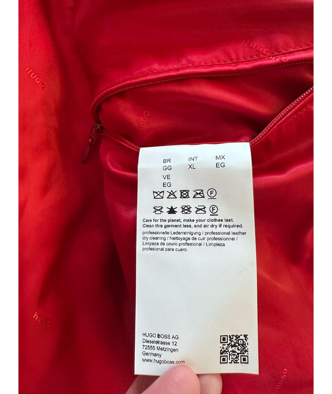 HUGO BOSS Черная кожаная куртка, фото 7
