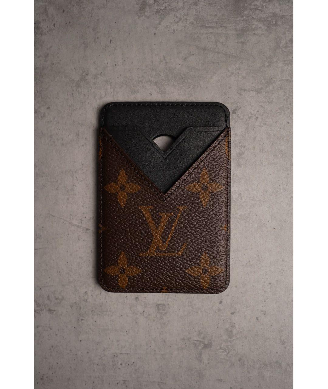 LOUIS VUITTON Коричневый кардхолдер, фото 7