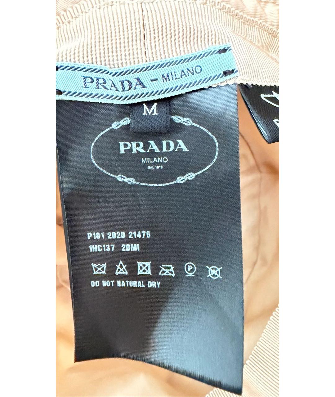 PRADA Бежевая панама, фото 5