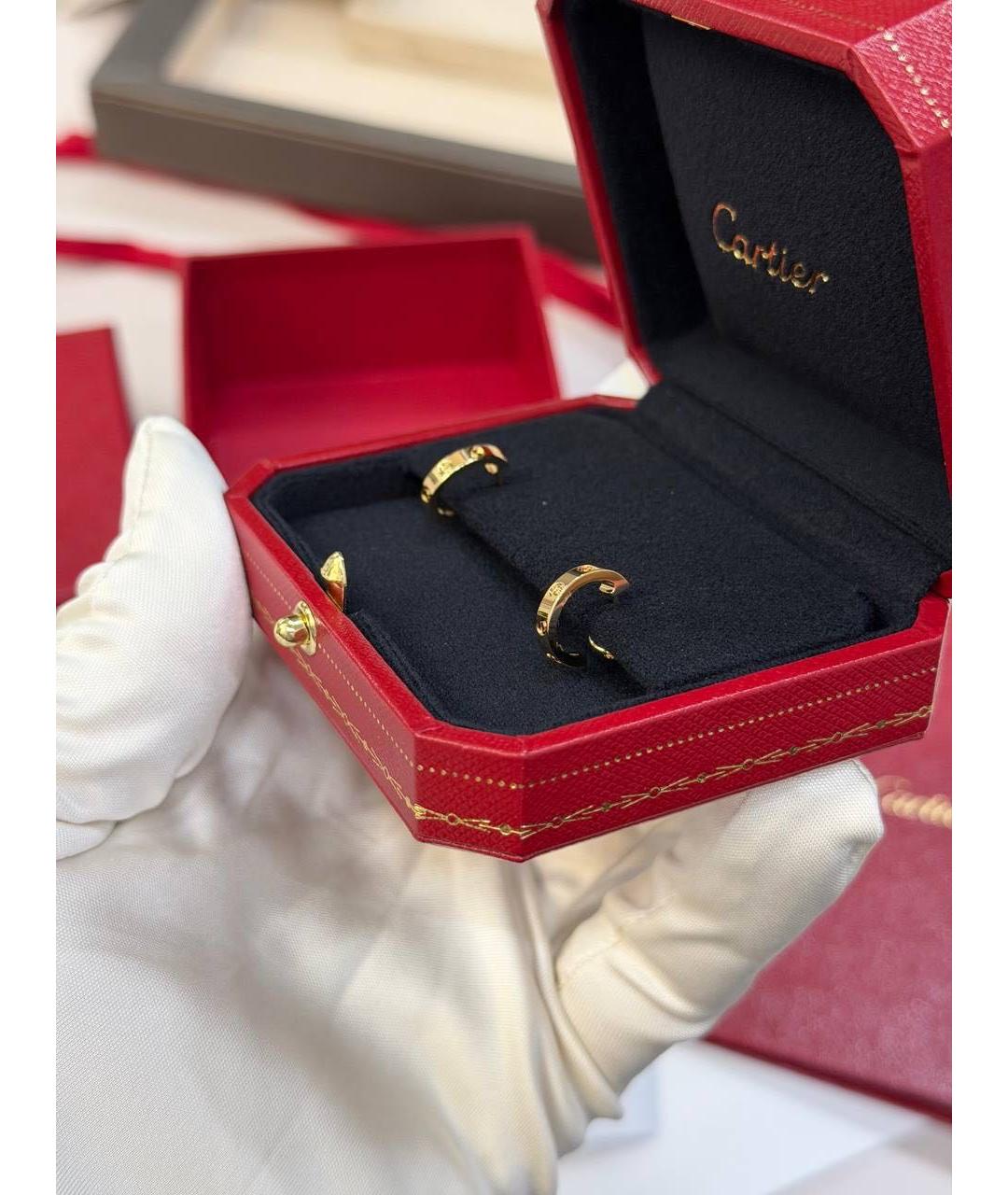 CARTIER Золотые серьги из желтого золота, фото 5