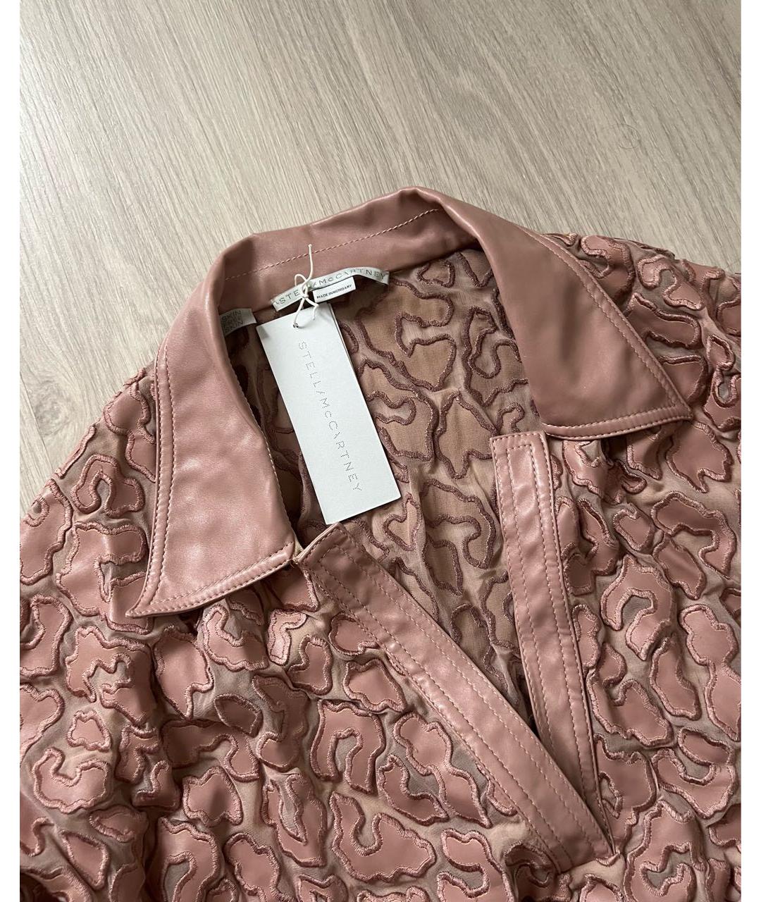 STELLA MCCARTNEY Розовое полиэстеровое повседневное платье, фото 3