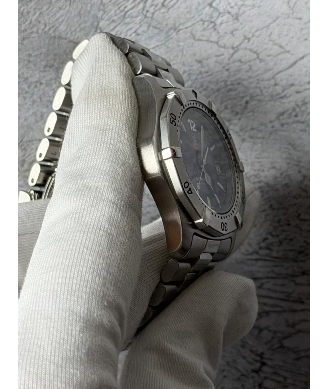 TAG HEUER Синие металлические часы, фото 5