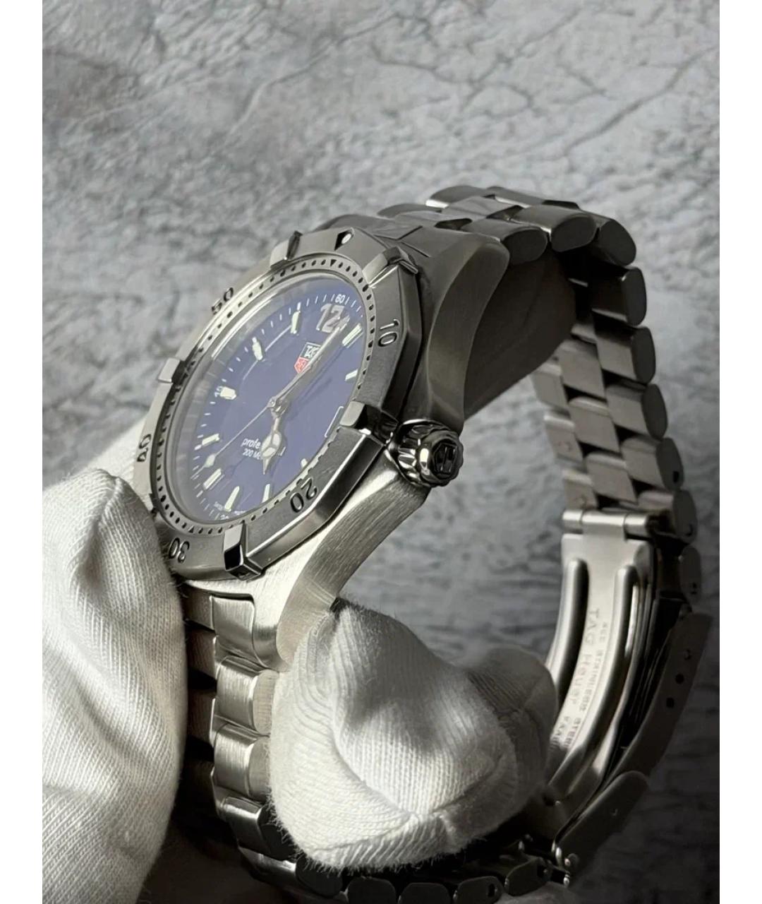TAG HEUER Синие металлические часы, фото 4