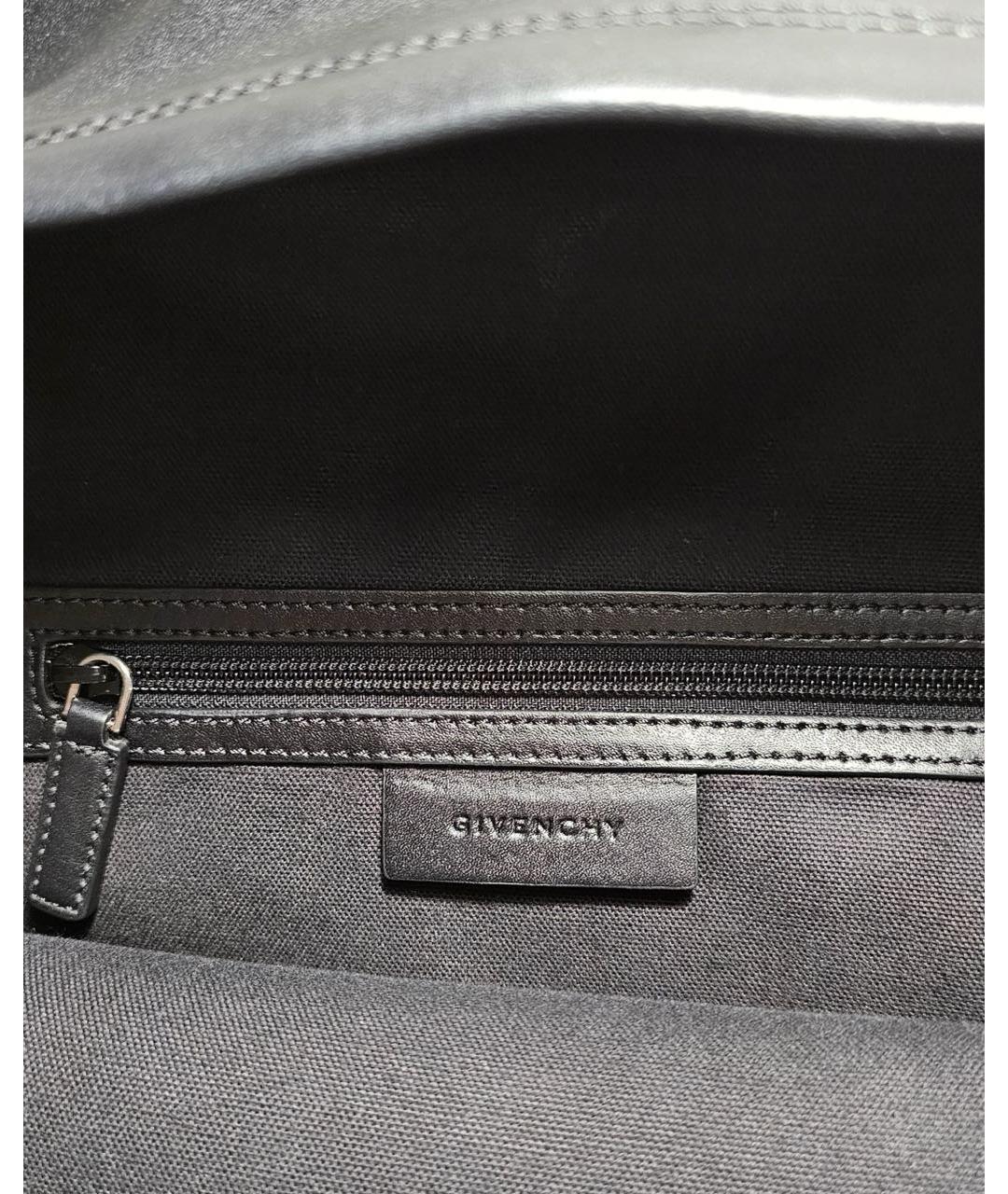 GIVENCHY Черный кожаный рюкзак, фото 8