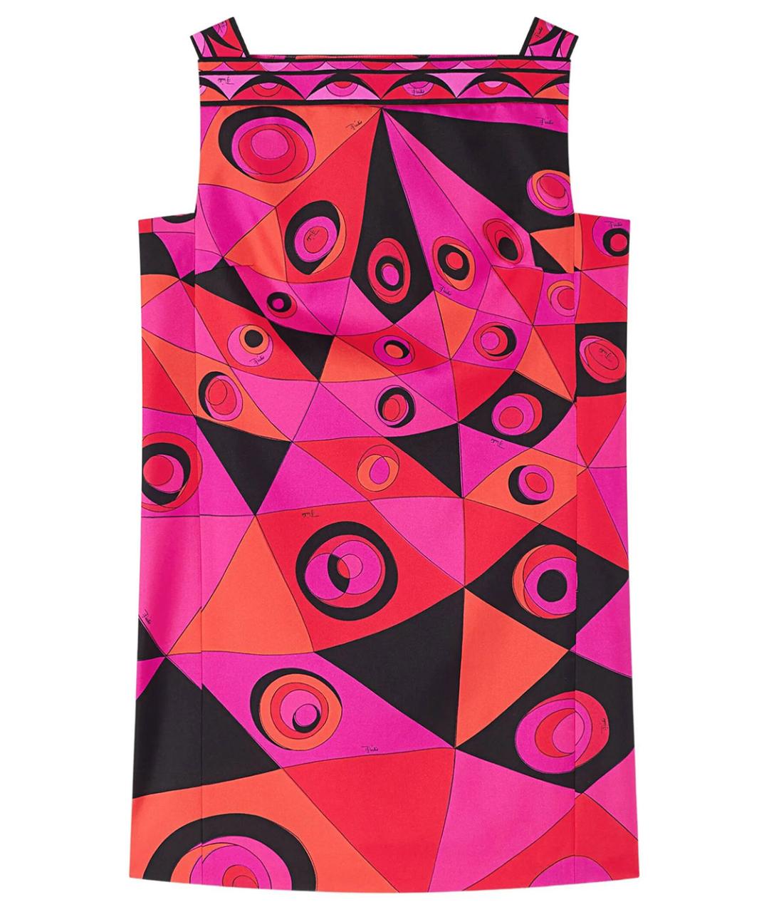 PUCCI Фуксия шелковое коктейльное платье, фото 1