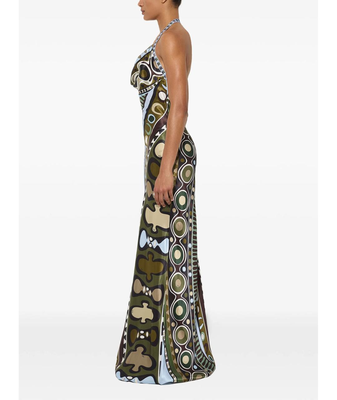 PUCCI Мульти вискозное вечернее платье, фото 4