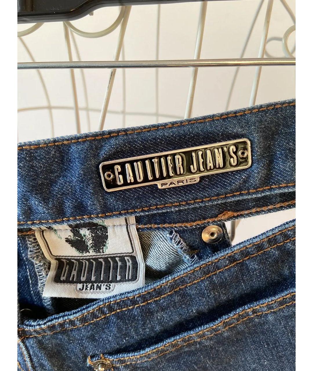 JEAN PAUL GAULTIER Синие деним шорты, фото 3