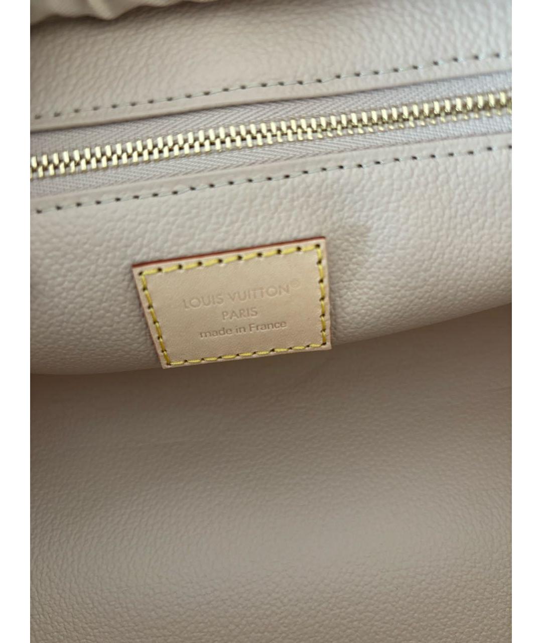 LOUIS VUITTON Коричневая косметичка, фото 7