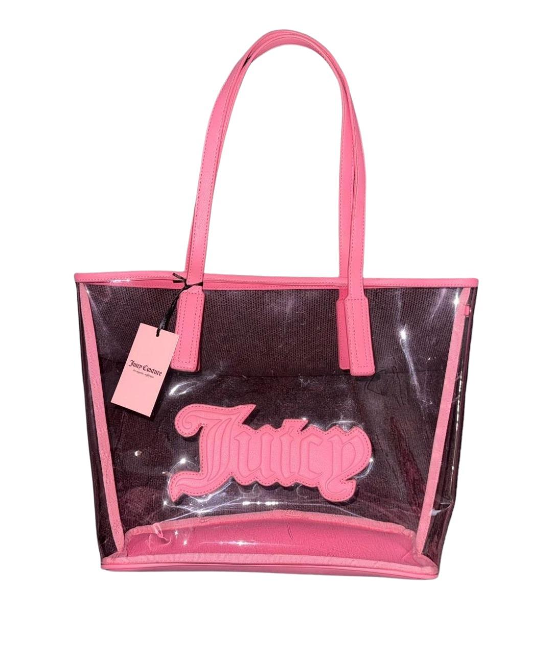 JUICY COUTURE Розовая сумка тоут, фото 1