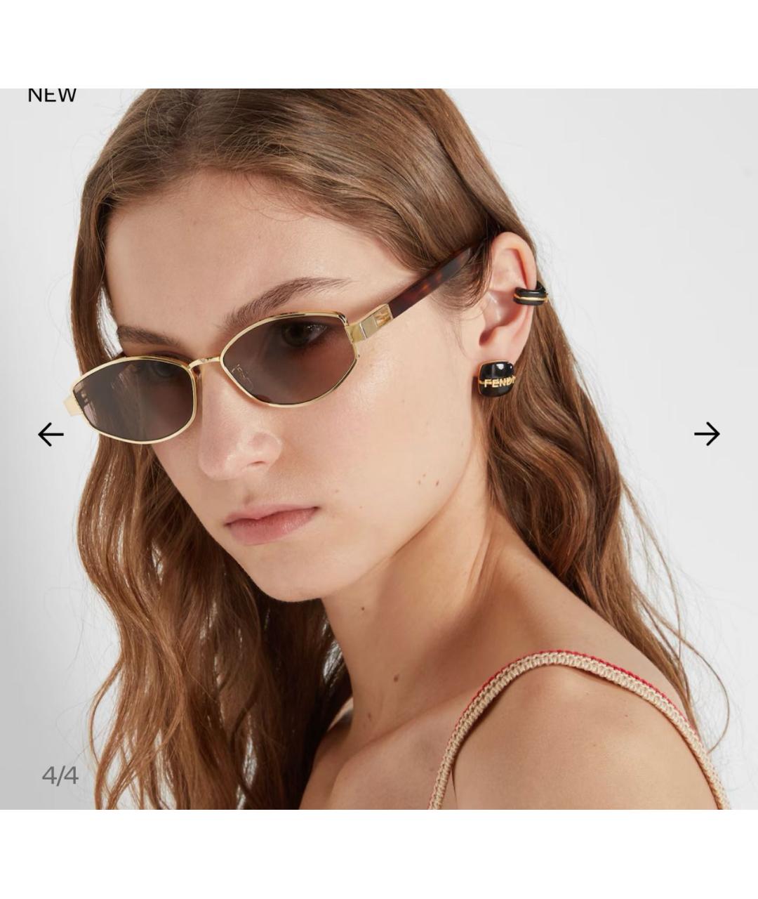FENDI Черные серьги, фото 6
