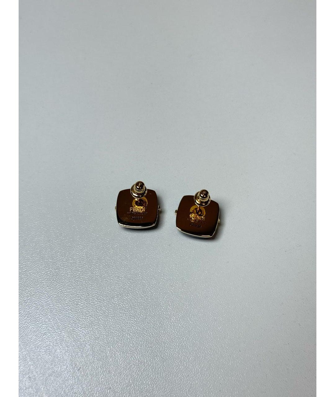FENDI Черные серьги, фото 3
