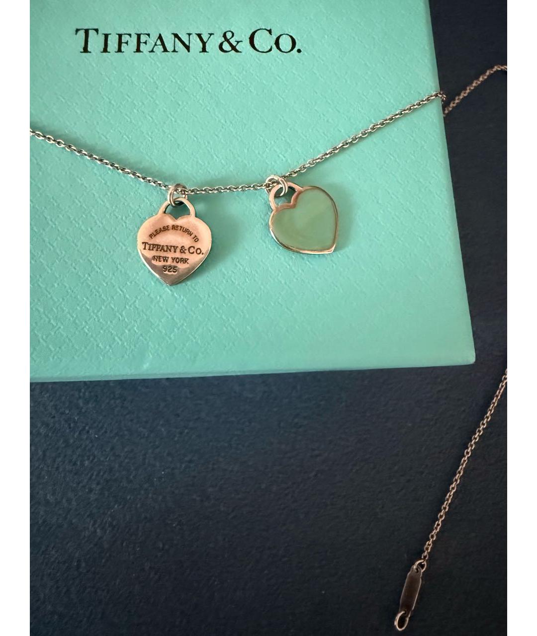 TIFFANY&CO Белое серебряное колье, фото 3