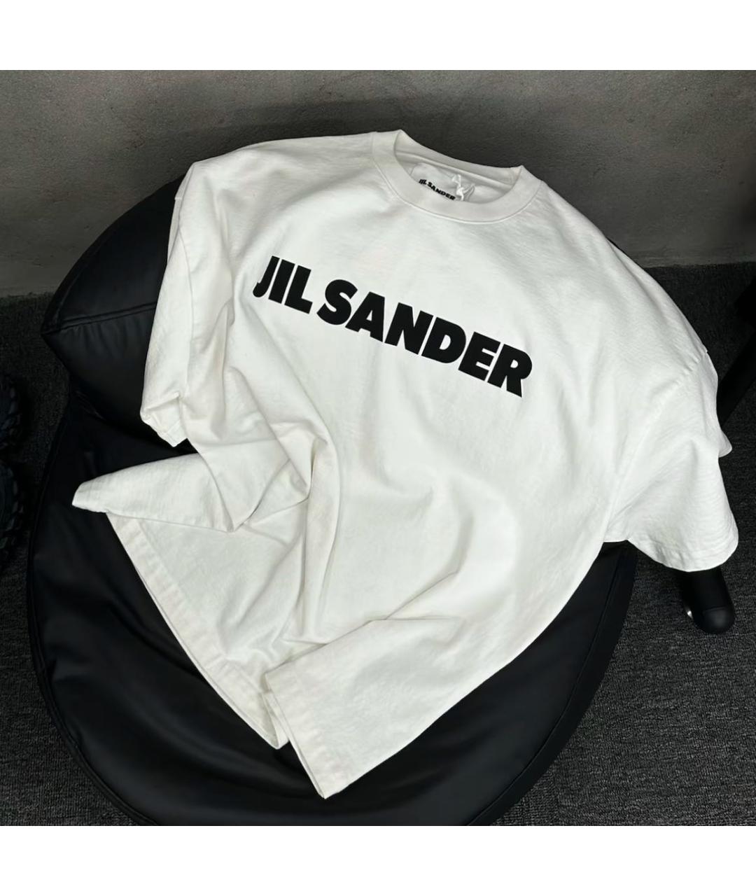 JIL SANDER Белая футболка, фото 5