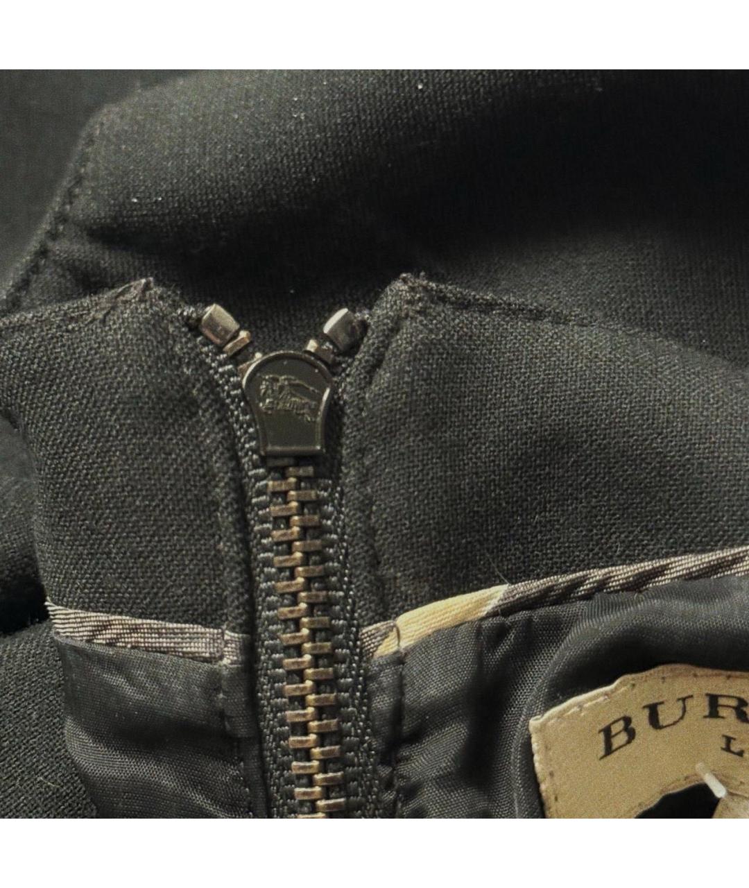 BURBERRY Черное повседневное платье, фото 4